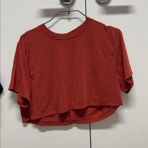 lululemon athletica orange Crop Top all yours